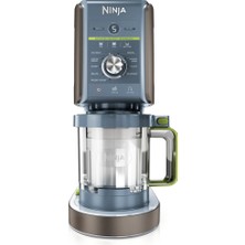 Ninja Creami Deluxe 10’u 1 Arada Dondurma ve Frozen Makinesi Gelato Sorbe Milkshake Slushi Frappe 2 Hazneli Ev Tipi Tatlı Cihazı Seti