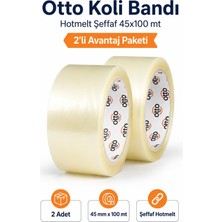 Otto Koli Bandı Hotmelt Şeffaf 45X100 mt 2 Adet