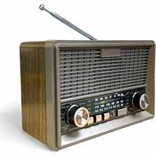 Marvielle Hd Ses Kaliteli Güneş Panelli Mini Bluetooth - Nostaljik Radyo