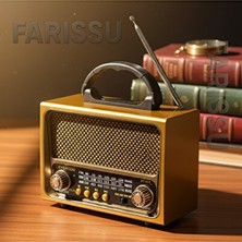 Marvielle Dünya Çapında Fm/am/sw Radyo, Bluetooth ve Mp3 Çalar Özelliğiyle - Nostaljik Radyo