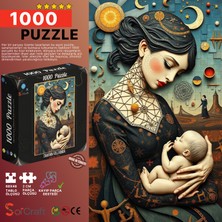 Soi Craft 1000 Parça Puzzle Anne ve Evren #6515