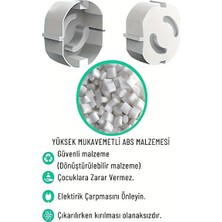 Marvielle Elektrik Güvenliği Priz Kapağı Seti, Çocuklar Için Koruma - Koruyucu ve Kilit