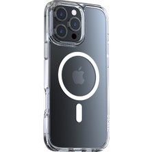 Torras Apple iPhone 16 Pro Max Diamond Clear Magsafe Kılıf - Şeffaf