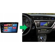 Cadence Toyota Auris Android Multimedya Sistemi 4-64 Cadence R18 (2013-2018) Ön Kayıt Kamera Hediyeli