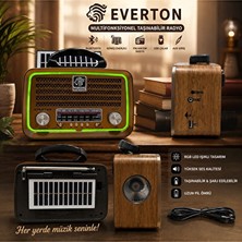 Marvielle USB ve Aux Girişli Taşınabilir Radyo, Şık Tasarım ve Pratik Kullanım - Nostaljik Radyo