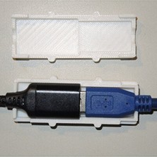 Marvielle USB Konektör ve Kablo Güvenlik Muhafazası - Bağlantıları Korur - Koruyucu ve Kilit