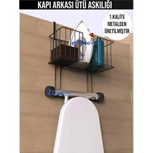 Marvielle Yer Tasarruflu Kapı Arkası Ütü ve Ütü Masası Askısı, Şık Tasarım - Ütü Masası ve Aksesuarı