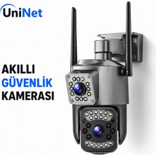 Uninet 12V 4g Sım Kartlı Dış Mekân Güvenlik Kamerası – Gece Görüşlü, Hareket Algılamalı, Çift Yönlü Ses Özellikli Ip Kamera