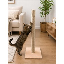 Marvielle Uzun Boy Kedi Tırmalama Tahtası - 80 cm Güçlü ve Dayanıklı - Kedi Tırmalaması