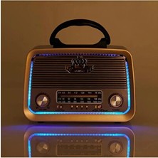 Marvielle Bluetooth ve USB Destekli , Mp3 Çalar Özelliği - Nostaljik Radyo