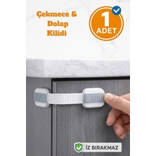 Marvielle Ayarlanabilir Dolap ve Kapı Kilidi, Bebek Güvenliği Için - Koruyucu ve Kilit