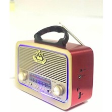 Marvielle Kırmızı Bluetooth Mp3 Radyo ile Dinamik Müzik Keyfi - Nostaljik Radyo