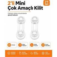 Marvielle Çok Amaçlı Güvenlik Emniyet Kilidi - Çekmece, Dolap ve Fırın Güvenliği - Koruyucu ve Kilit