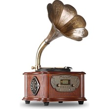 Marvielle Vintage Pikap ve Bluetooth Plak Çalar ile Nostaljik Ses Deneyimi - Pikap & Gramofon