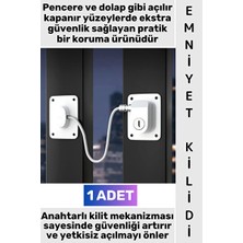 Marvielle Montaj Gerektirmeyen Kendinden Yapışkanlı Emniyet Kilidi - Pratik ve Esteti - Koruyucu ve Kilit