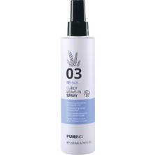 PURING 03 Rehab Kıvırcık Saçlar Için Ipek&buğday Proteinli Bukle Belirginleştirici Saç Spreyi 200ML