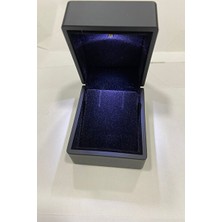 Marvielle Siyah Renkli Boş Işıklı Mücevher Kutusu, Şık Saklama Çözümü - Makyaj & Takı Organizeri