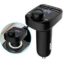 Marvielle Tüm Araç ve Telefonlara Uyumlu Fm Transmitter ve Bluetooth Araç Kiti - Oto Teyp