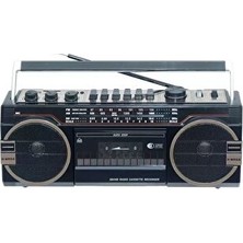 Marvielle USB ve Fm Radyo Kaset Çalar, Nostaljik Tasarım ve Çoklu Müzik Çalma Seçenek - Nostaljik Radyo