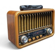 Marvielle Trend Eskitme Radyo, Hd Ses Kalitesi ve Alarm Özelliği ile Retro Tarz - Alarm Saatli Radyo