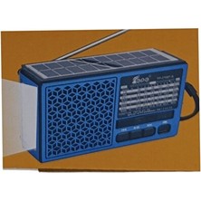 Marvielle Güneş Enerjili Bluetooth Radyo ve El Feneri ile Çok Amaçlı Kullanım - Nostaljik Radyo