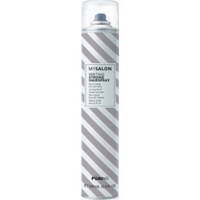 PURING Mysalon Tüm Saçlar Için Panthenollü Güçlü Sert Tutuşlu Şekillendirici Saç Spreyi 500ML