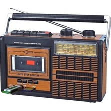 Marvielle Şarjlı Nostaljik Müzik Kutusu, Bluetooth ve USB Bağlantılı, Kaset Koyma Öze - Nostaljik Radyo