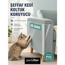 Marvielle Şeffaf Mobilya Tırmalama Koruyucu Bandı, Mobilyalarınızı Koruyun - Kedi Tırmalaması