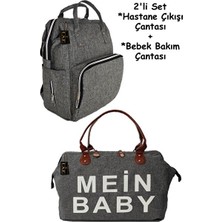 Marvielle Hastane Çıkışına Uygun Bebek Sırt Çantası, Çok Fonksiyonlu ve Dayanıklı - Bebek Bakım Çantası