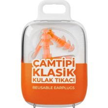 Otifleks Klasik Çam Tipi Medium Kulak Tıkacı 2li 1 Adet Mini Taşıma Kutusu Hediye