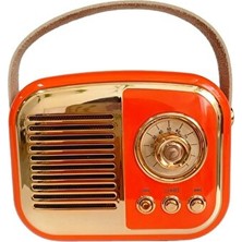 Marvielle Parlak Kaplama Nostaljik Bluetooth Radyo, Şık ve Fonksiyonel - Nostaljik Radyo