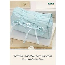 Marvielle Mavi Geniş Kapasiteli Fiyonk Kapaklı Bebek Çantası, Şıklık ve Düzen - Bebek Bakım Çantası