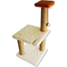 Marvielle Iki Katlı Yavru Kedi Tırmalama Tahtası - Güçlü ve Eğlenceli Tasarım - Kedi Tırmalaması