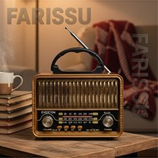 Marvielle Solar ve Bluetooth Destekli , Çok Fonksiyonlu Tasarım - Nostaljik Radyo