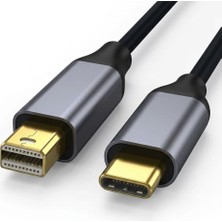 Daytona K-02 Type-C To Mini Display Port 4K Hd 60Hz Görüntü Aktarım Kablosu