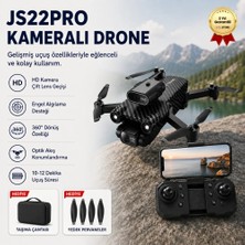 Hızlı Store JS22PRO Drone, HD Uzaktan Kumandalı, Fırçasız motorlu 360 Roll Özellikli , Çift lens Korumalı Drone