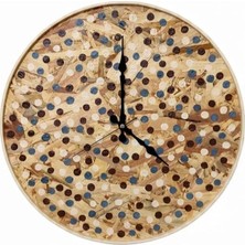 Ala Wood Ahşap Tasarım Duvar Saati