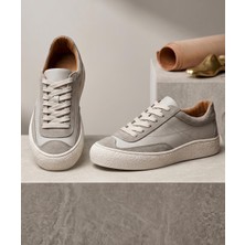Tarçın Ayakkabı Hakiki Deri Kadın Deri Sneaker Spor Ayakkabı TRC187-0180
