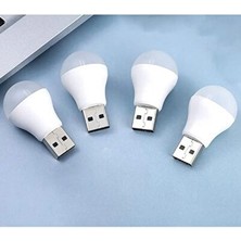 Marvielle USB Bağlantılı Tasarım Ampul Mini LED Işıklar, Çoklu Giriş Uyumlu - Masa ve Gece Lambası