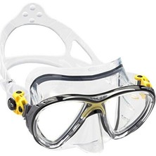 Marvielle Big Eyes Evolution , Clear-Yellow-Black, Geniş Görüş Açısı - Dalış Maskesi