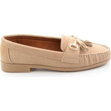 Bambi Vizon  Kadın Loafer Ayakkabı K01140006271
