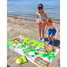 Marvielle Orman Temalı Oyun Havlusu ile Plajda Eğlence - Plaj Oyuncakları
