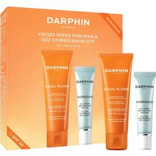 Darphin Soleil Plaisir Anti Aging Spf 50 50 Ml. Güneş Kremi ve Hydraskin All-Day Eye Refresh Krem 15 Ml.