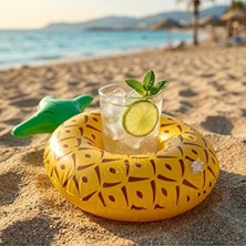 Marvielle Renkli Ananas Modeli Bardak Tutucu, Havuzda Pratik Kullanım - Şişme Havuz & Aksesuarı