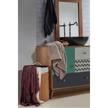 Marvielle Dekoratif Bambu , Şık ve Kullanışlı Banyo Düzenleyici - Çamaşır Sepeti