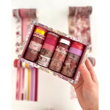 Kağıt Gemi Dükkan Vintage Pink Eternal Romance 24'lü Dekoratif Washi Bant Koleksiyon Seti/washi Tape/desenli Bant