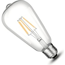 Marvielle Enerji Tasarruflu 8W LED Armut Ampul, Parlak ve Uzun Ömürlü Işık - Masa ve Gece Lambası