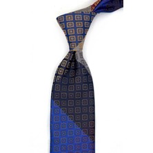 Kravatkolik Küçük Desen Patchwork Klasik Kravat KK13809