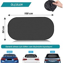 Marvielle Renault Megane 4, Arka Cam Koruma ve Güneş Engelleyici - Oto Güneşlik Perde