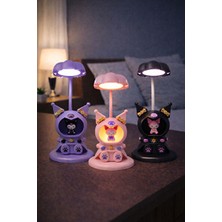 Marvielle Kawaii Kuromi Temalı Kalemtraşlı Masa Lambası - Masa ve Gece Lambası